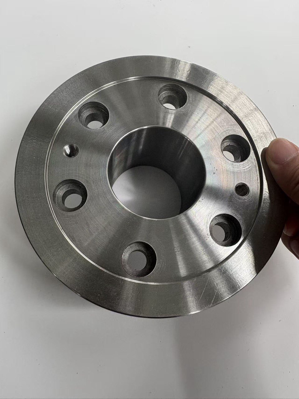 Hardfaced balance component example after finish machining