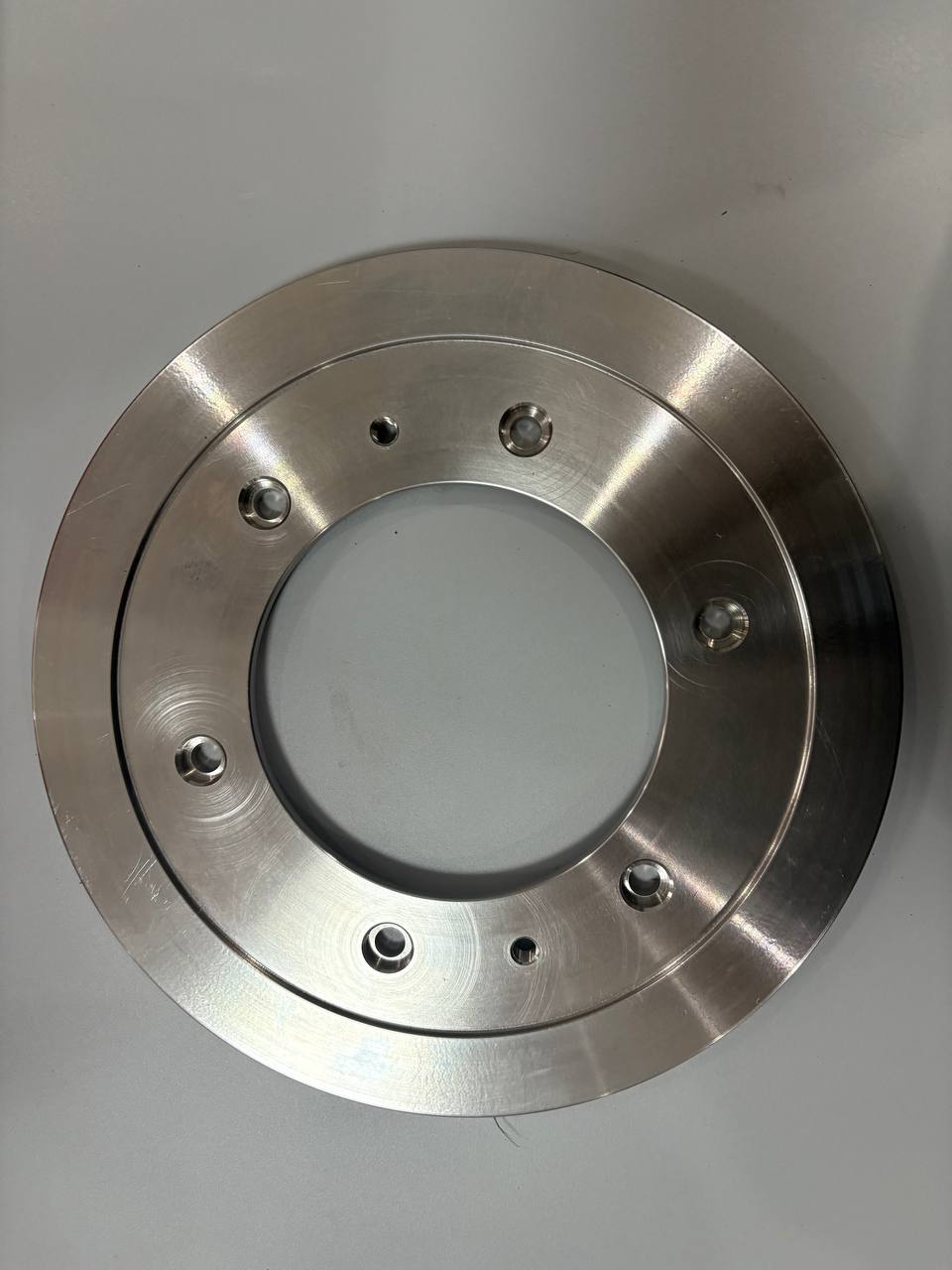 Cobalt-based hardfaced balance ring example with machined working face